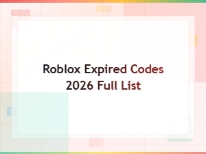 Roblox Expired Codes 2026 Full List – Complete Archive