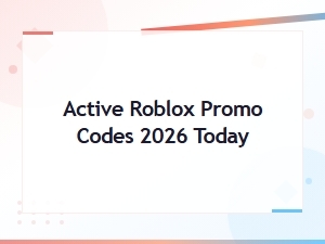 Active Roblox Promo Codes Today